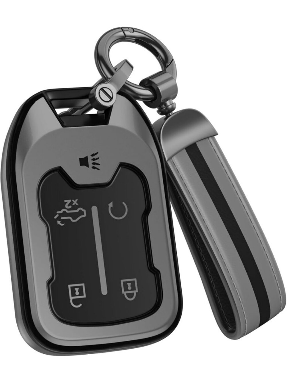 Matte TPU Key Fob Cover for Chevy GMC - Durable, Stylish Car Accessory